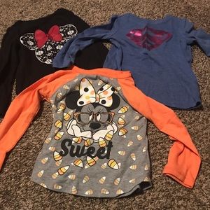 Size 3T girls character shirts